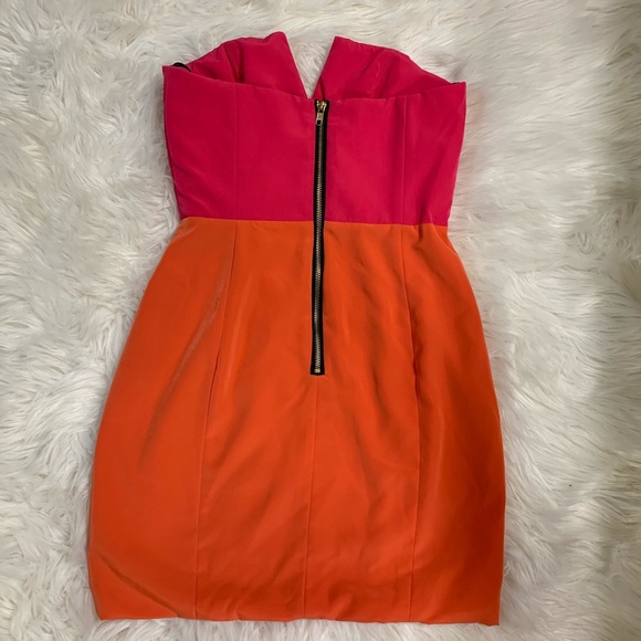 Naven Two Tone Strapless Mini Dress - Picture 2 of 5